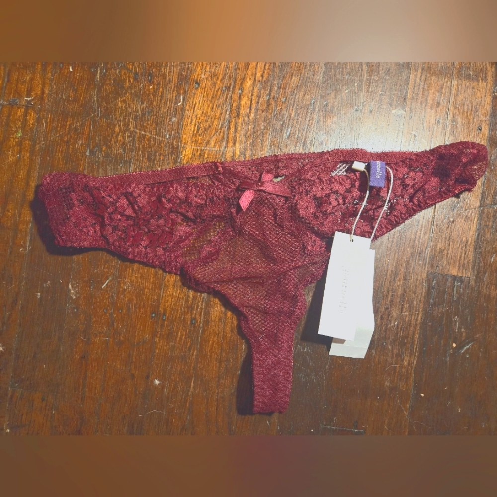 Wine/maroon thong